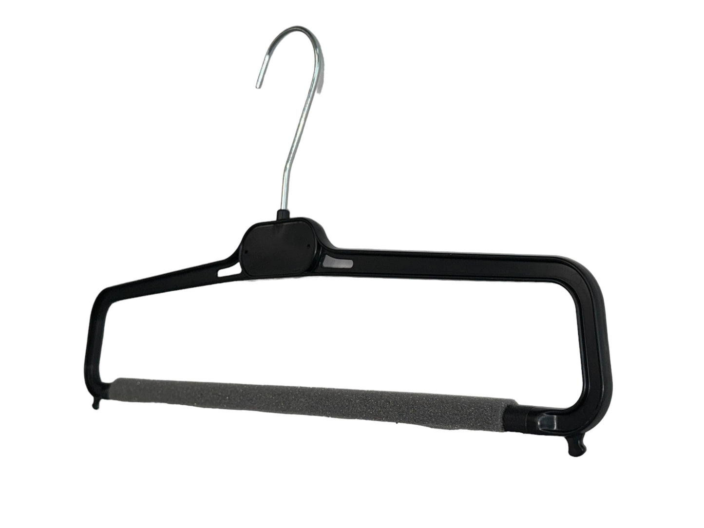 Cintre à pull et à pantalon noir 15" avec barre en mousse #LSW38BS31