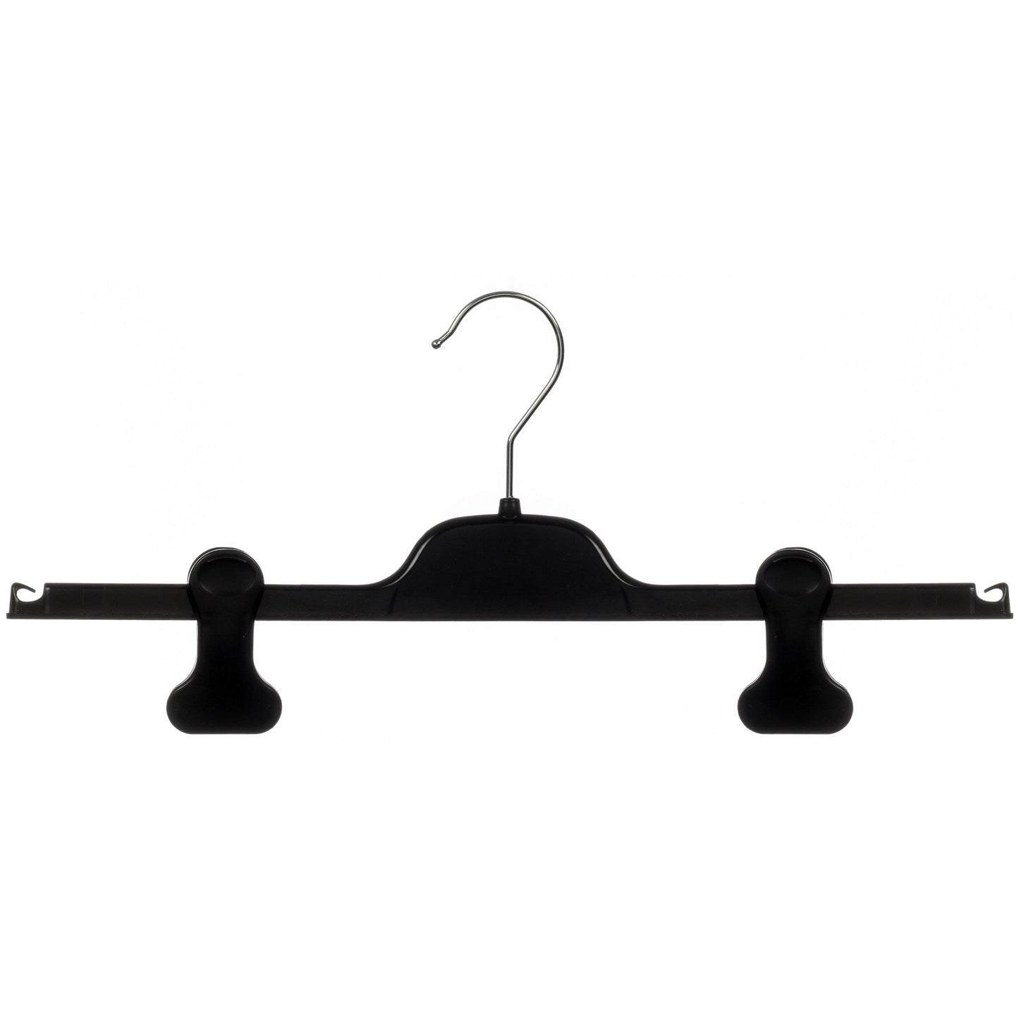 Percha inferior de plástico negro de 14" - CPIP36