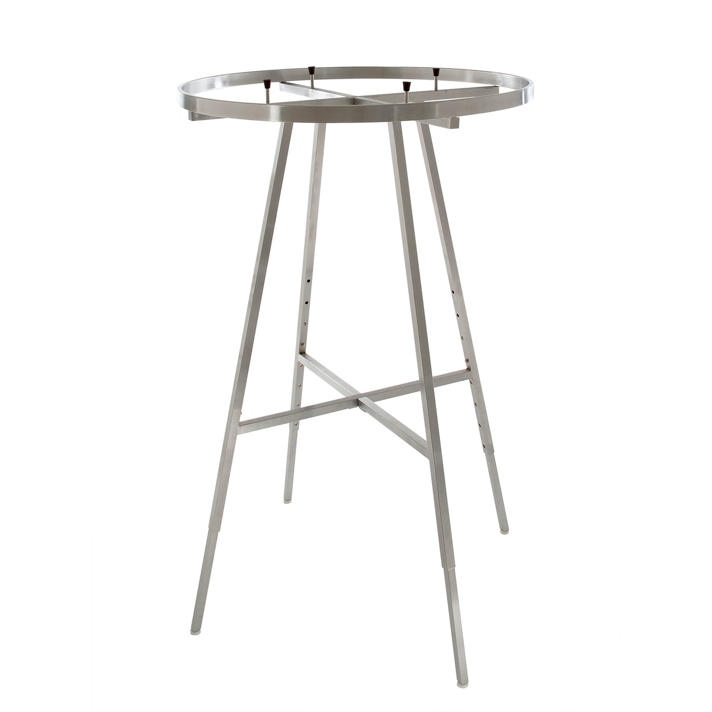 Support pliant rond de 36 po de diamètre avec barre de suspension en tube rectangulaire
