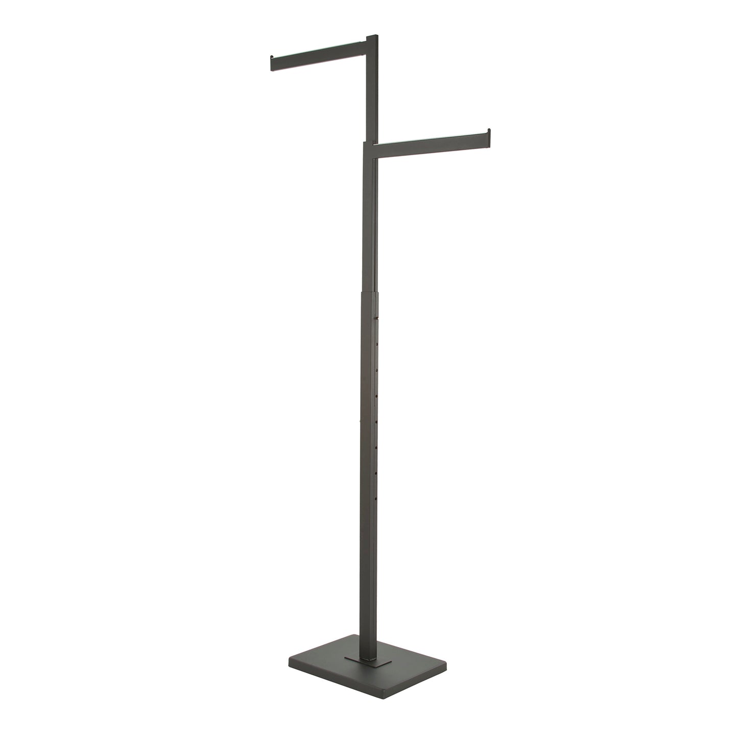 2 voies avec bras droits - Tube rectangulaire