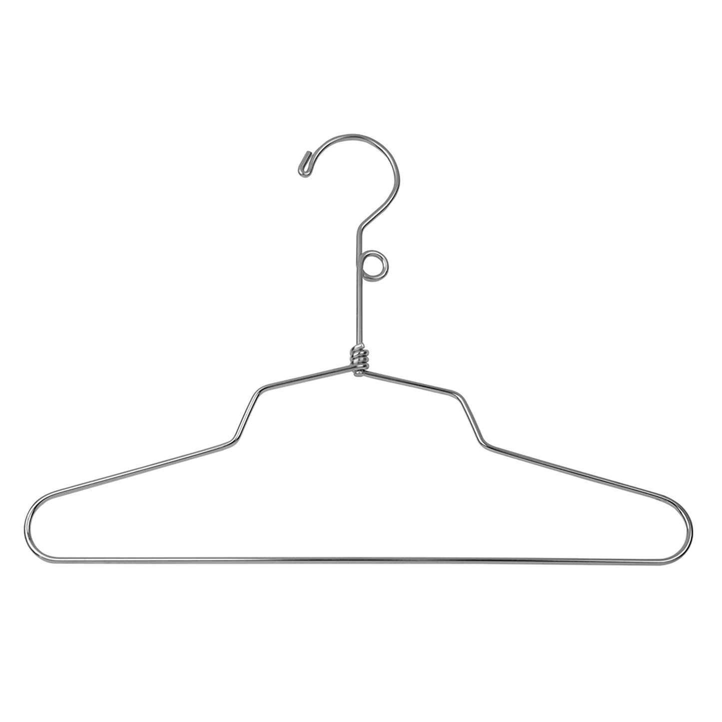 Cintre pour chemisier et robe en acier de 12 po avec crochet à boucle