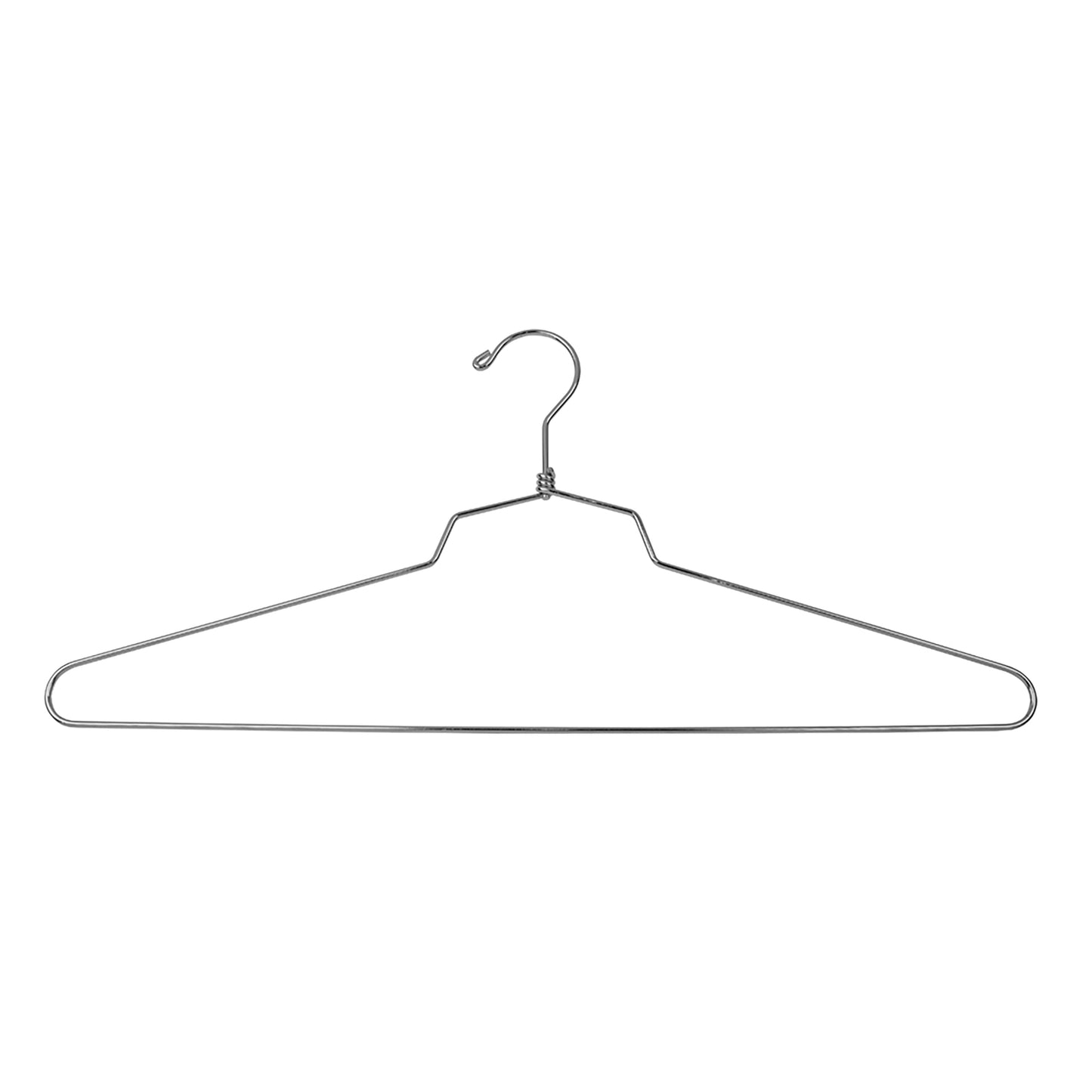Cintre pour chemisier et robe en acier de 19 po avec crochet régulier