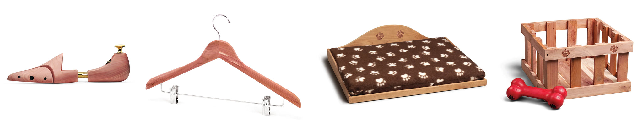 Collection de bois de cèdre