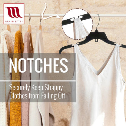 17” Top Hanger Black Plastic - 484CG