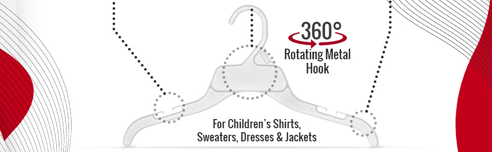 Mainetti 472, 15" blanc tout en plastique, cintres pour chemises, avec encoches pour sangles