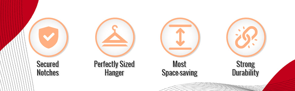 Mainetti 472, 15" blanc tout en plastique, cintres pour chemises, avec encoches pour sangles