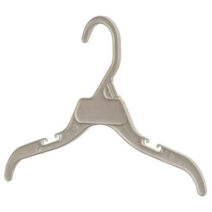 Cintres en plastique blanc de 30,5 cm, pour hauts et robes, avec encoches pour bretelles (Mainetti 496)