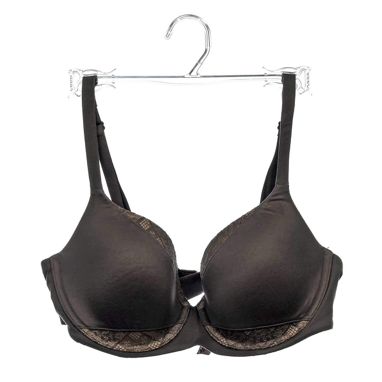 Cintres en plastique transparent de 10 po pour soutien-gorge et culotte, nouveau design élégant (Mainetti GS19)