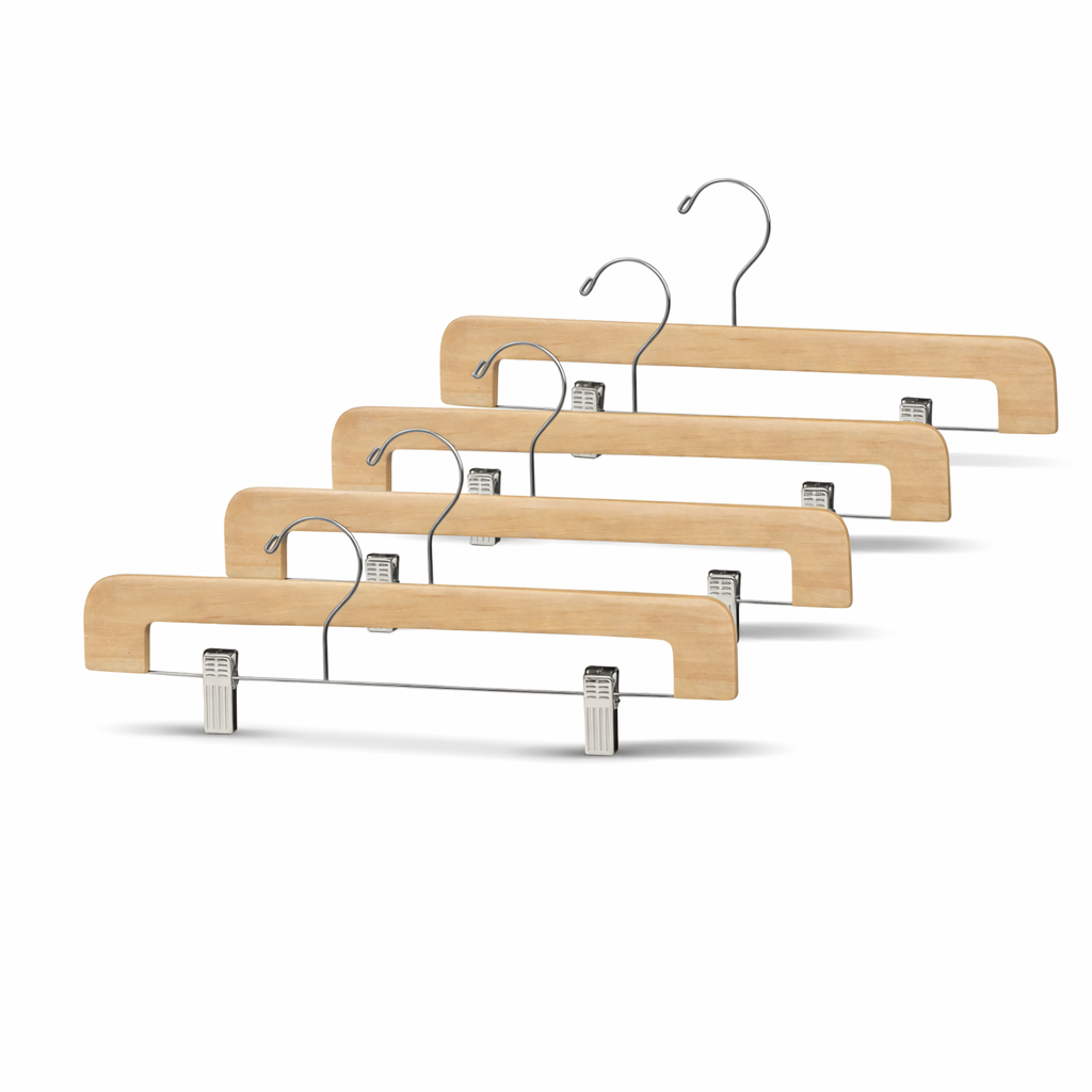 14" Rounded Wooden Bottom Hangers
