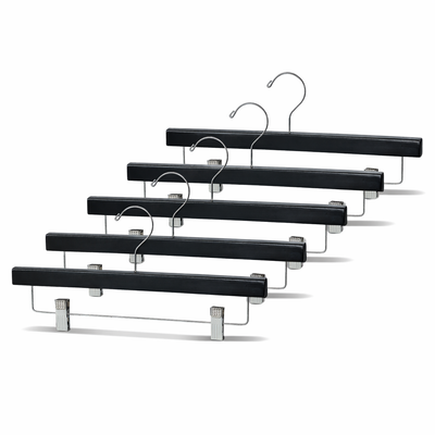 14" Wooden Bottom Hangers with Metal Clips
