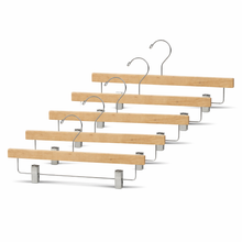 14" Wooden Bottom Hangers with Metal Clips