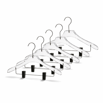 15.25" Clear Acrylic Suit Hanger