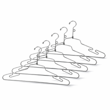 Cintre de lingerie en acier de 16 po avec crochet à boucle