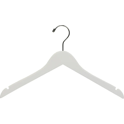17" Rubber Coated Wooden Top Hanger