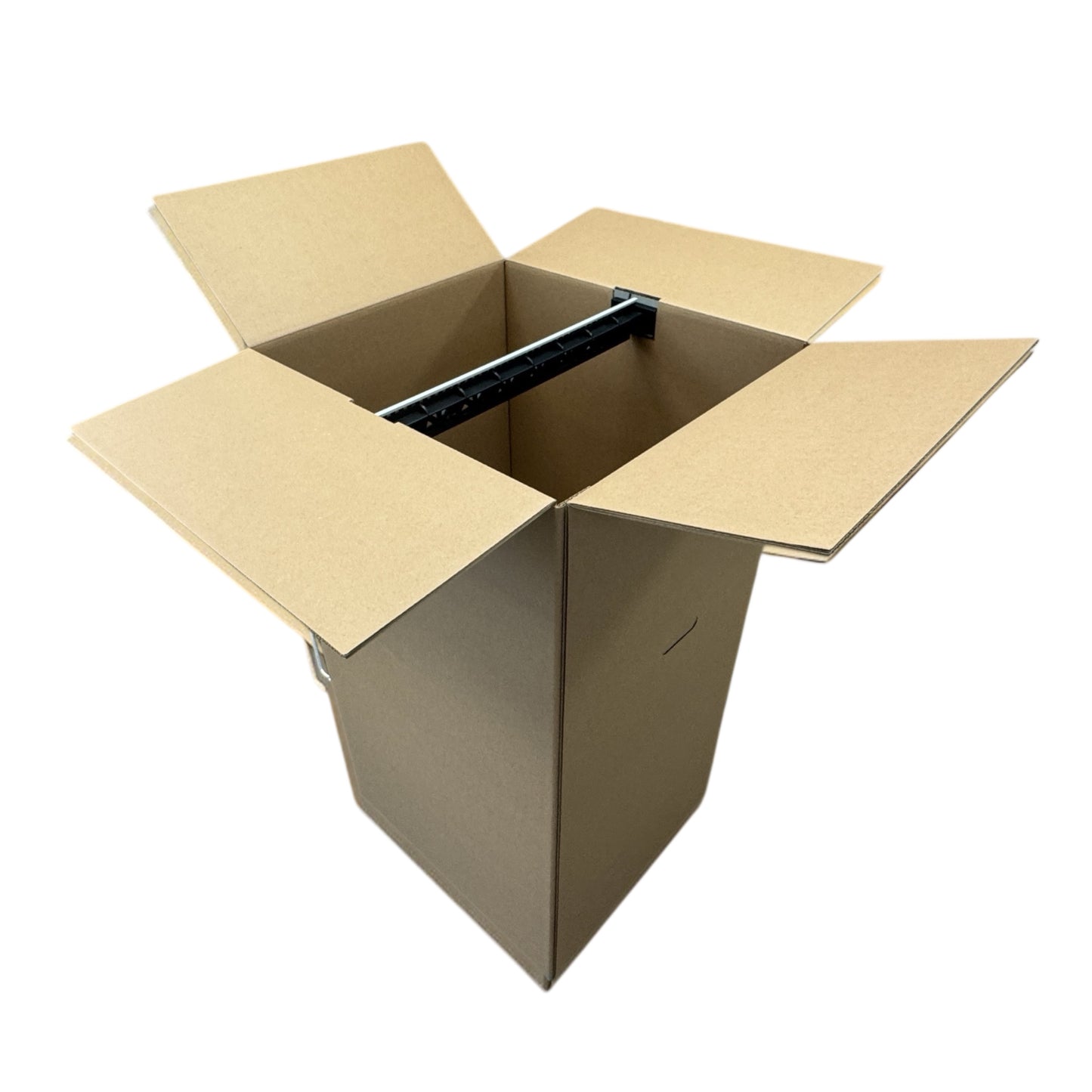 20" Wardrobe Box & Hanger Bar with Grey Locking Strip (Mainetti HBWBKIT-20)