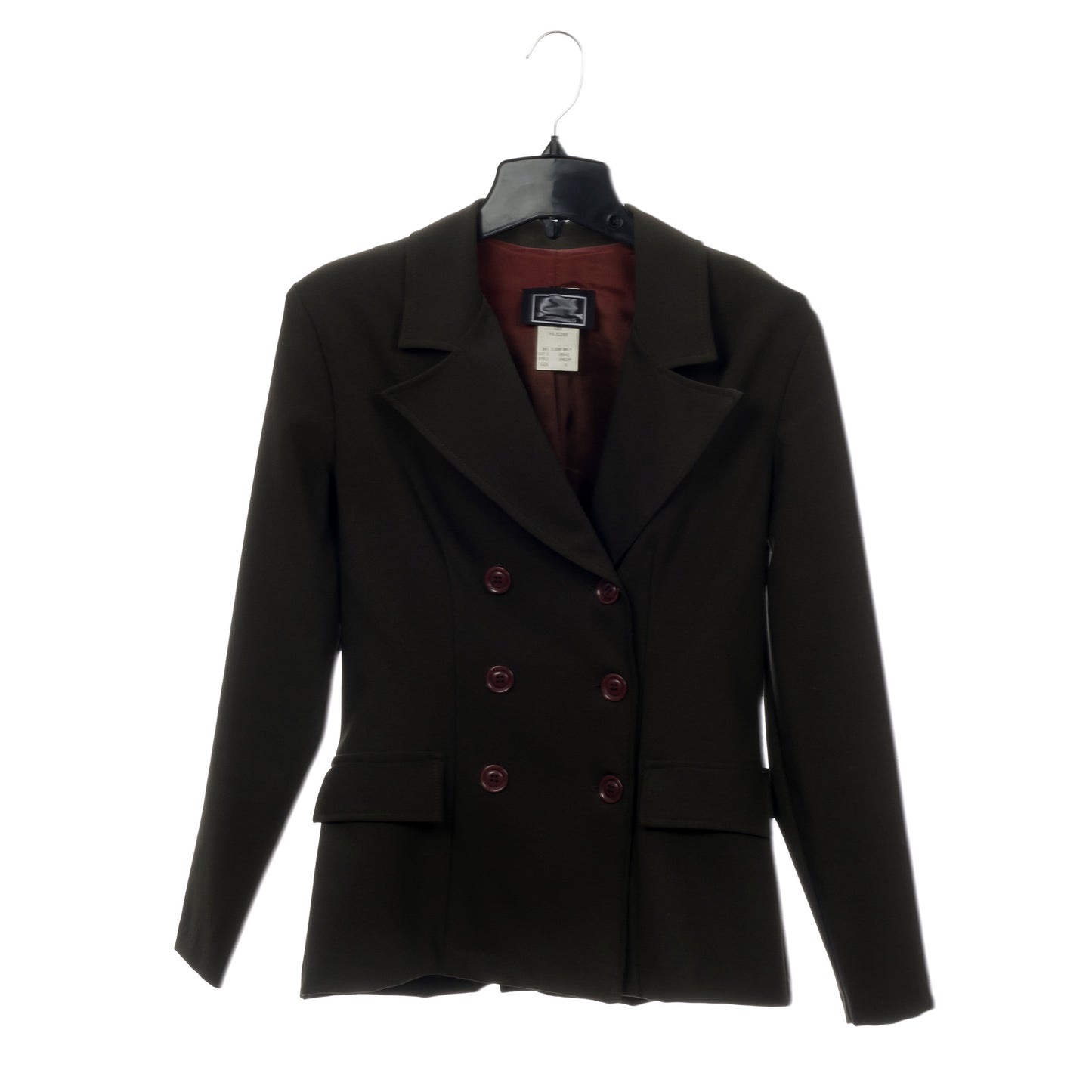 17" Heavy Duty Black Plastic, Jacket Coat Outerwear Hangers, with standard turnable metal hook (Mainetti 3328)
