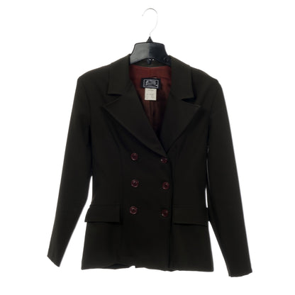 17" Heavy Duty Black Plastic, Jacket Coat Outerwear Hangers, with standard turnable metal hook (Mainetti 3328)