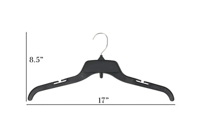 17” Top Hanger Black Plastic - 484CG