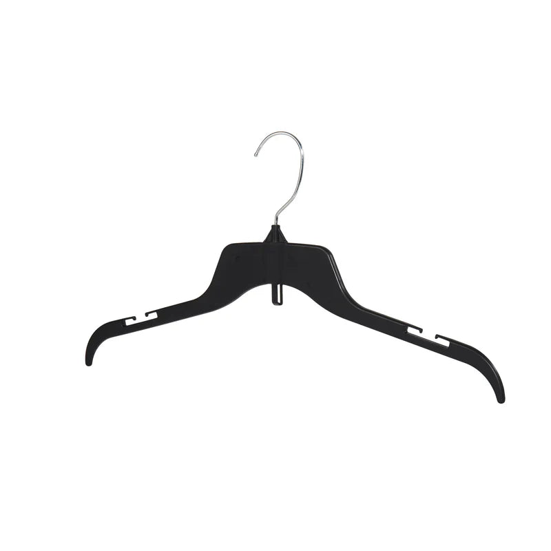 17” Top Hanger Black Plastic - 484CG