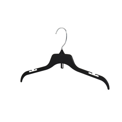 Percha superior de 15" de plástico reciclado negro - 485CG