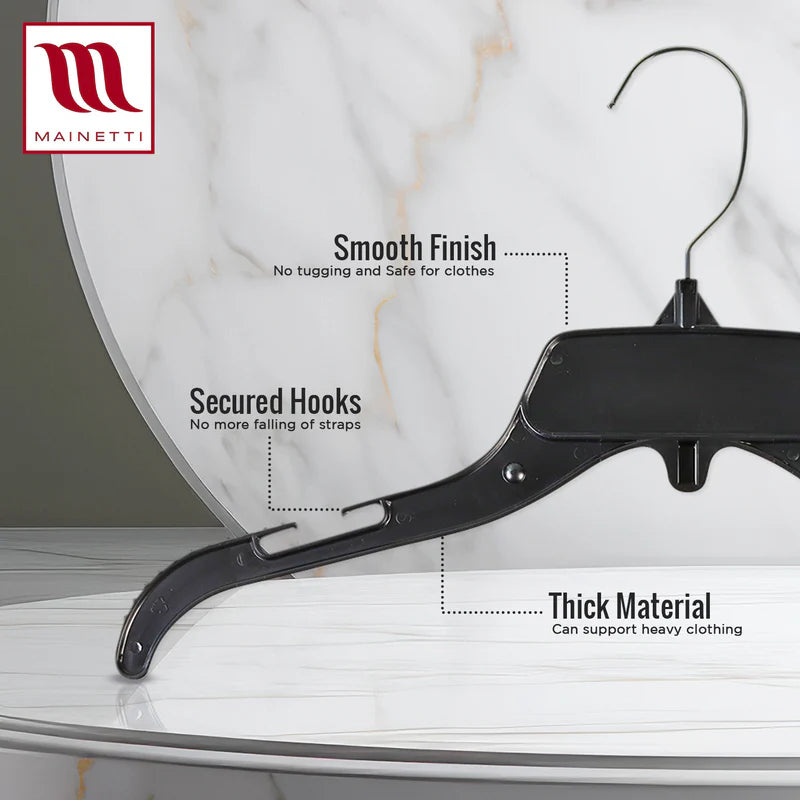 15” Top Hanger Black Plastic - 485CG