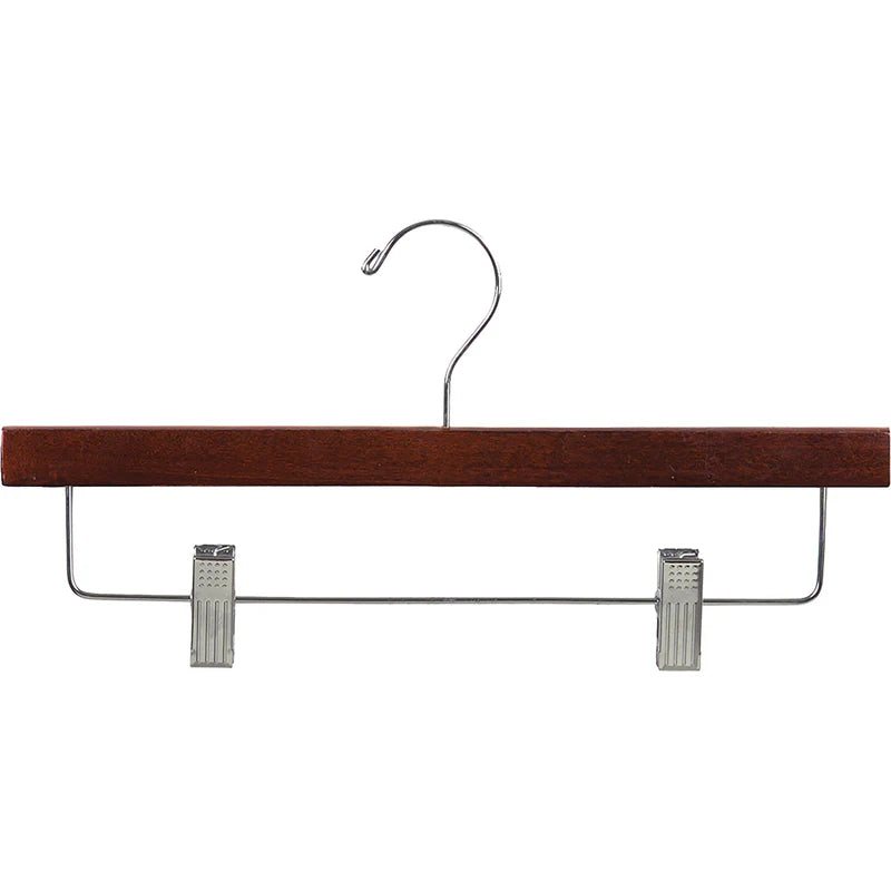 Cintres de jupe en bois caoutchouté de 35,5 cm