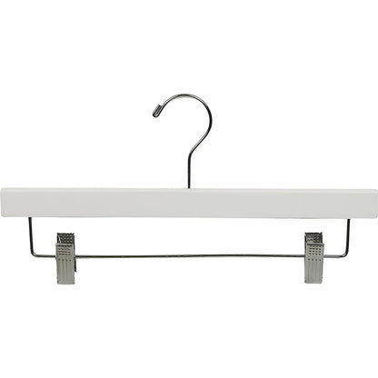 Cintres de jupe en bois caoutchouté de 35,5 cm