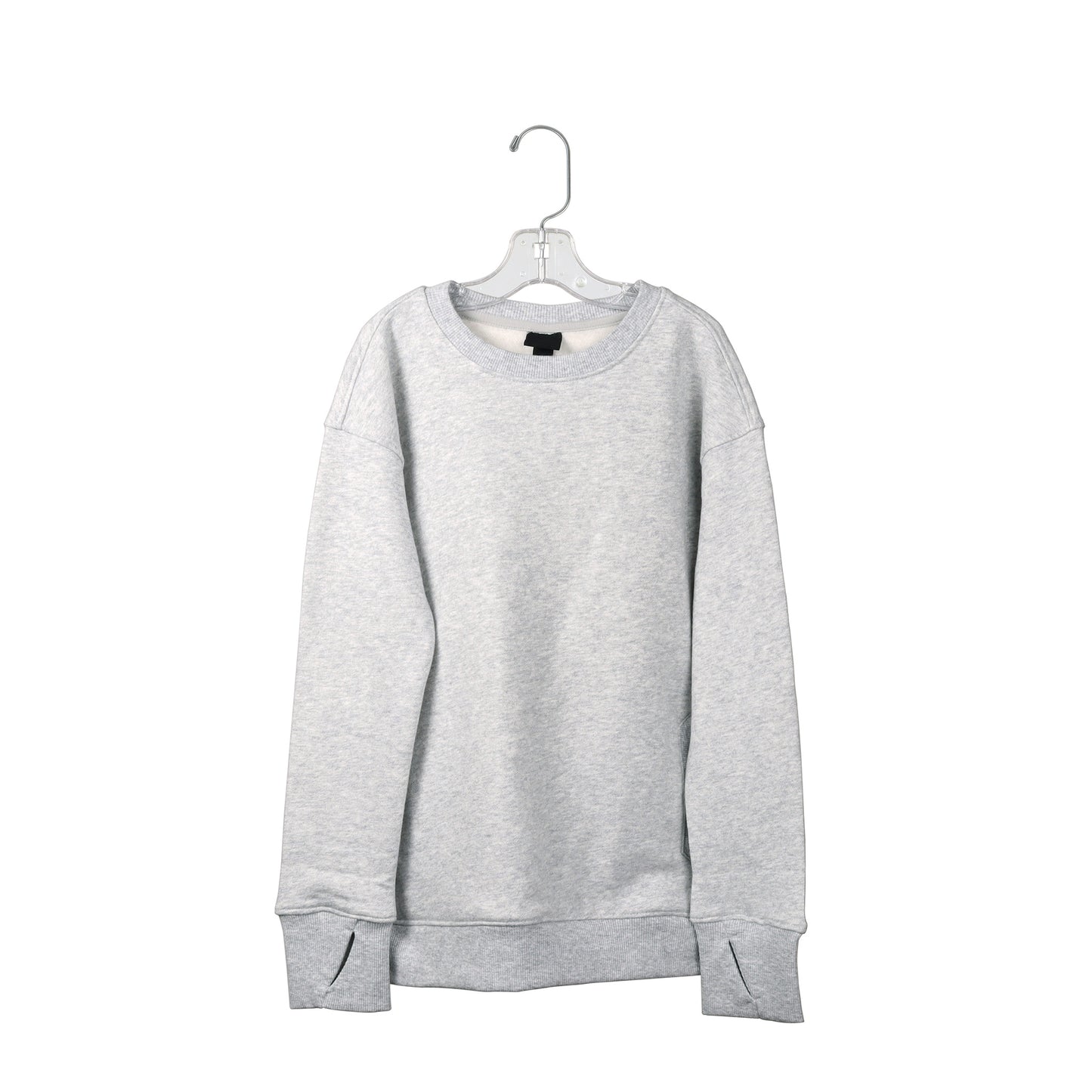 Cintres pour hauts de chemise de 12 po avec crochet pivotant en métal à 360° et encoches pour bretelles en plastique transparent (Mainetti 5075)
