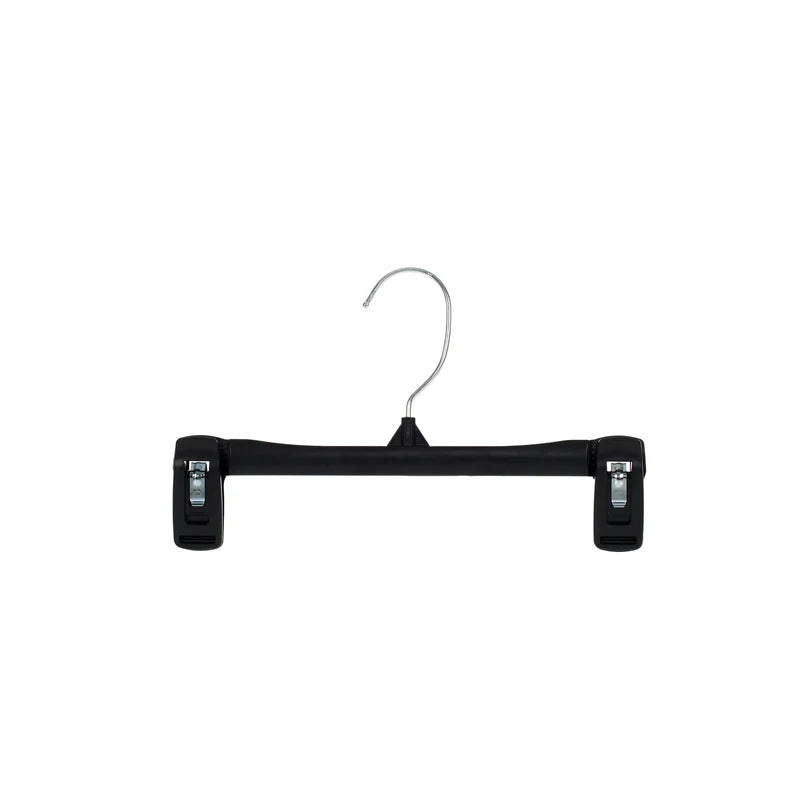 Cintre bas 10" en plastique noir - 6010CG
