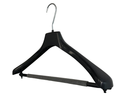 18" Black Suit Hanger with Foam Bar #ATP45-1BS31