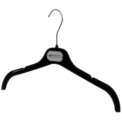 EC - Cintre supérieur floqué noir 16"