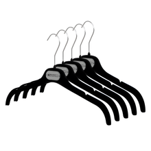 EC - Cintre supérieur floqué noir 16"