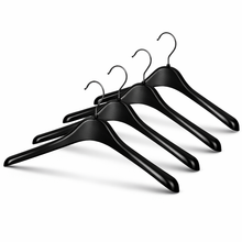 LJ40 - 16" Outerwear Jacket Hanger with Black Hook