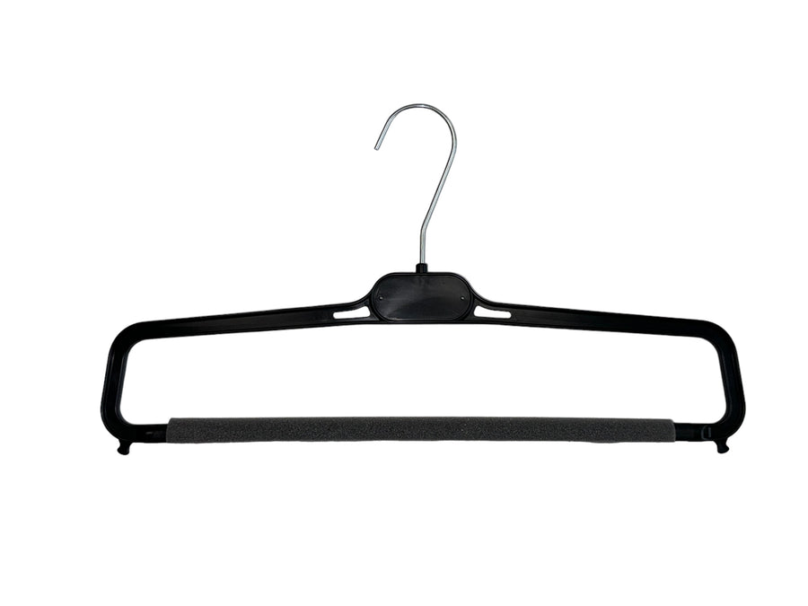 15" Black Pant Strut and Sweather Hanger With Foam Bar #LSW38BS31