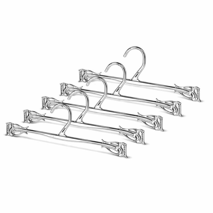 10" Clear Plastic, Bra Panty Underwear Hangers, sleek new design (Mainetti GS19)