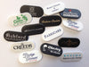 PL14 - Black logo plates to customizer the Dry Cleaner Hanger Collection