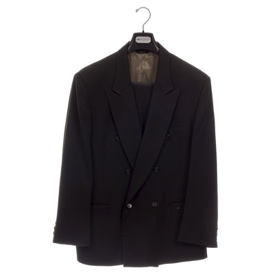 17" Suit Hanger Black with Flocked Bar - SV42-1