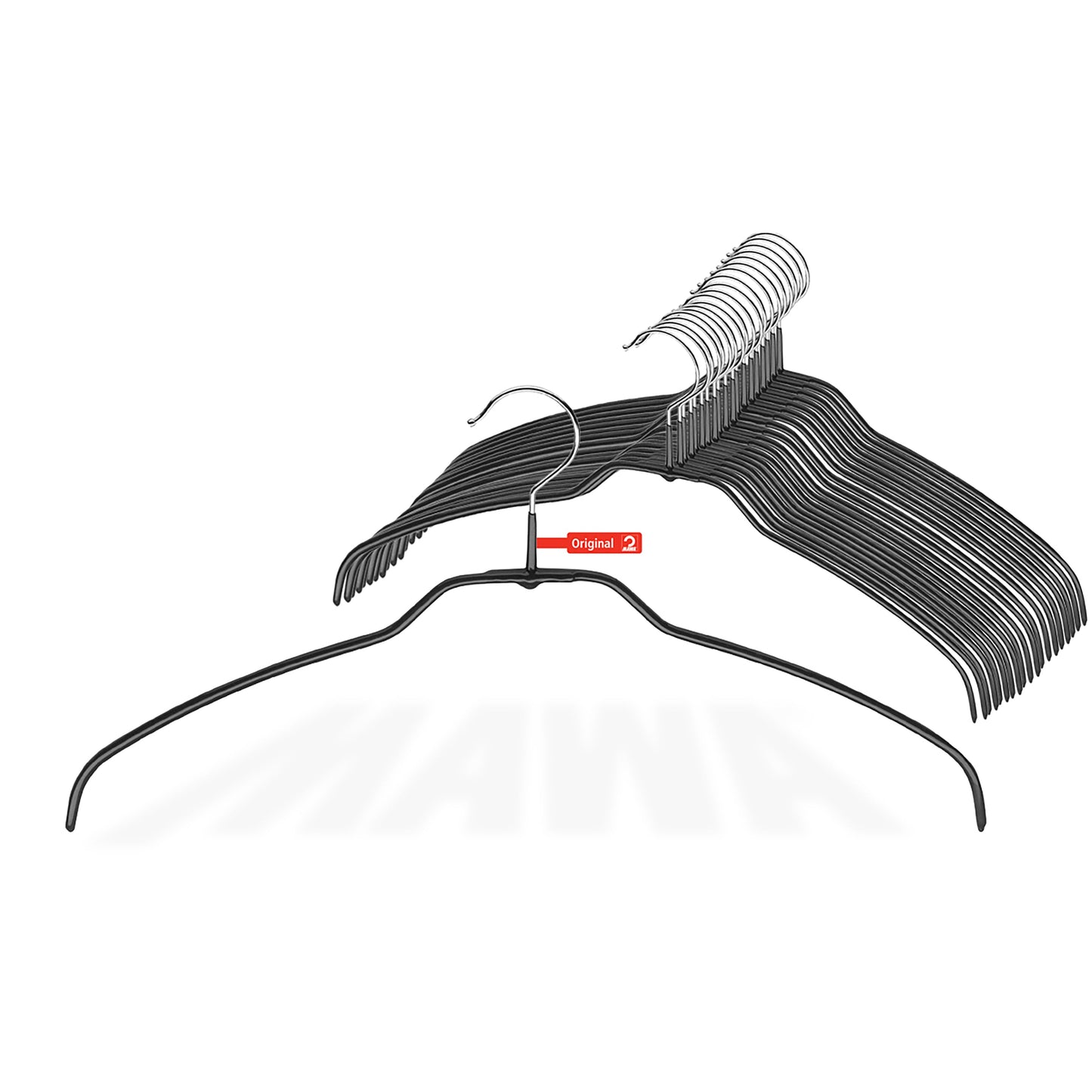 Métal antidérapant - Cintre supérieur Ultra Lite Silhouette 16 1/4"