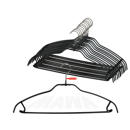 Métal antidérapant - Cintre supérieur et inférieur Ultra Lite Silhouette de 16 1/4 po avec barre