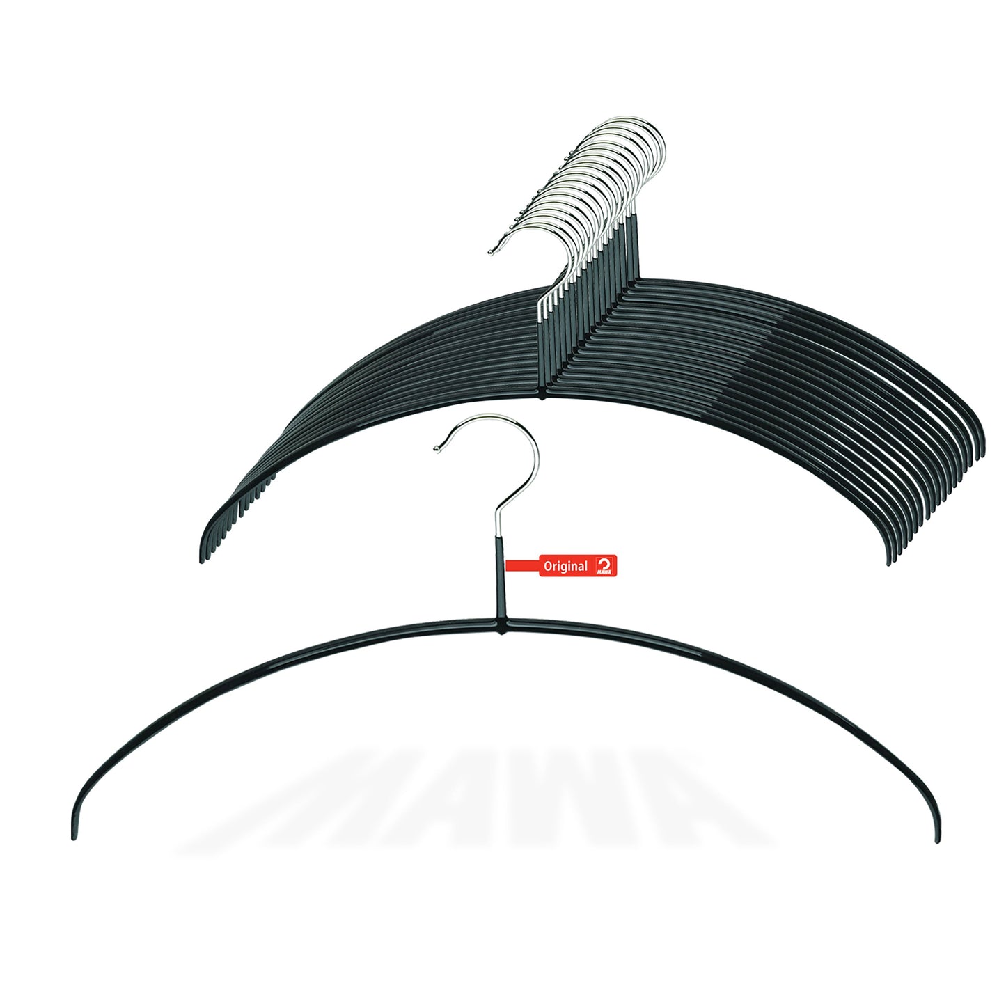 Métal antidérapant - Cintre Ultra Lite Euro Top 16 1/4"