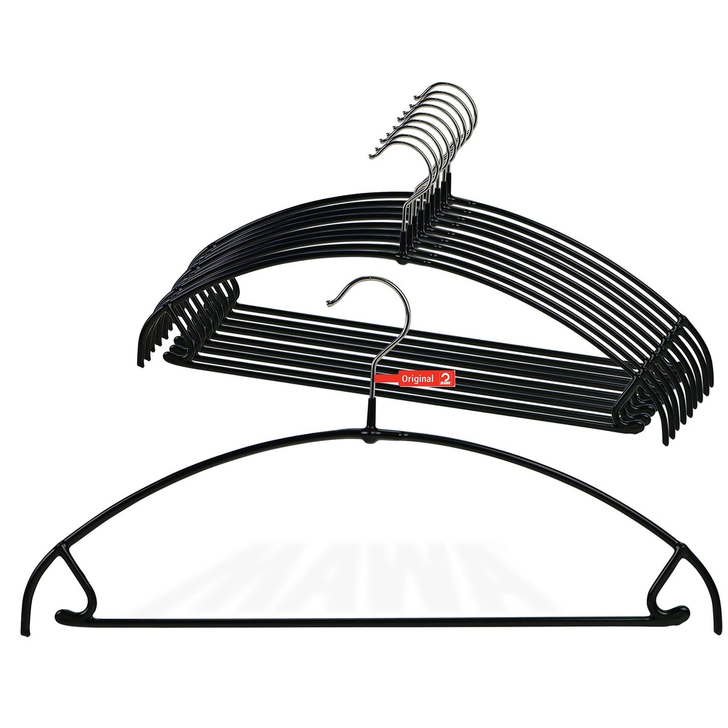 Métal antidérapant - Cintre supérieur et inférieur Ultra Lite Euro de 16 1/4 po