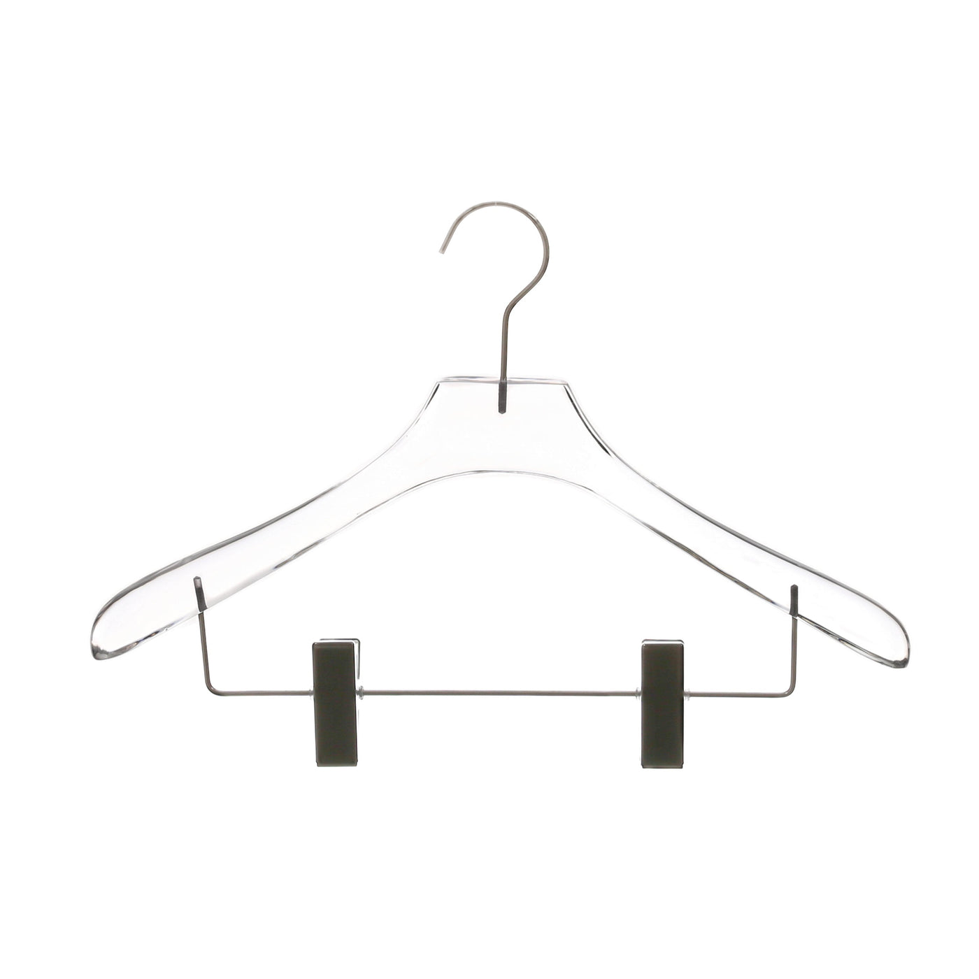15.25" Clear Acrylic Suit Hanger