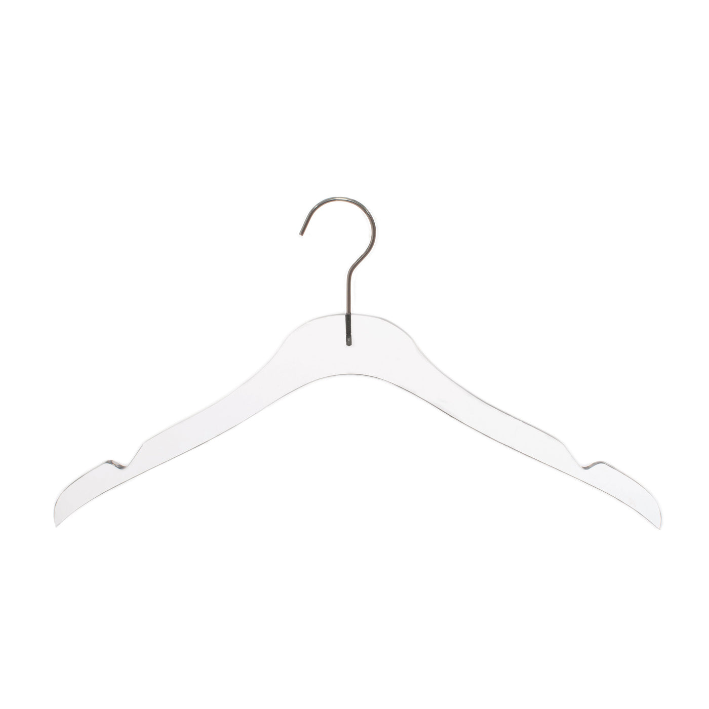 Cintre supérieur en acrylique transparent 15"