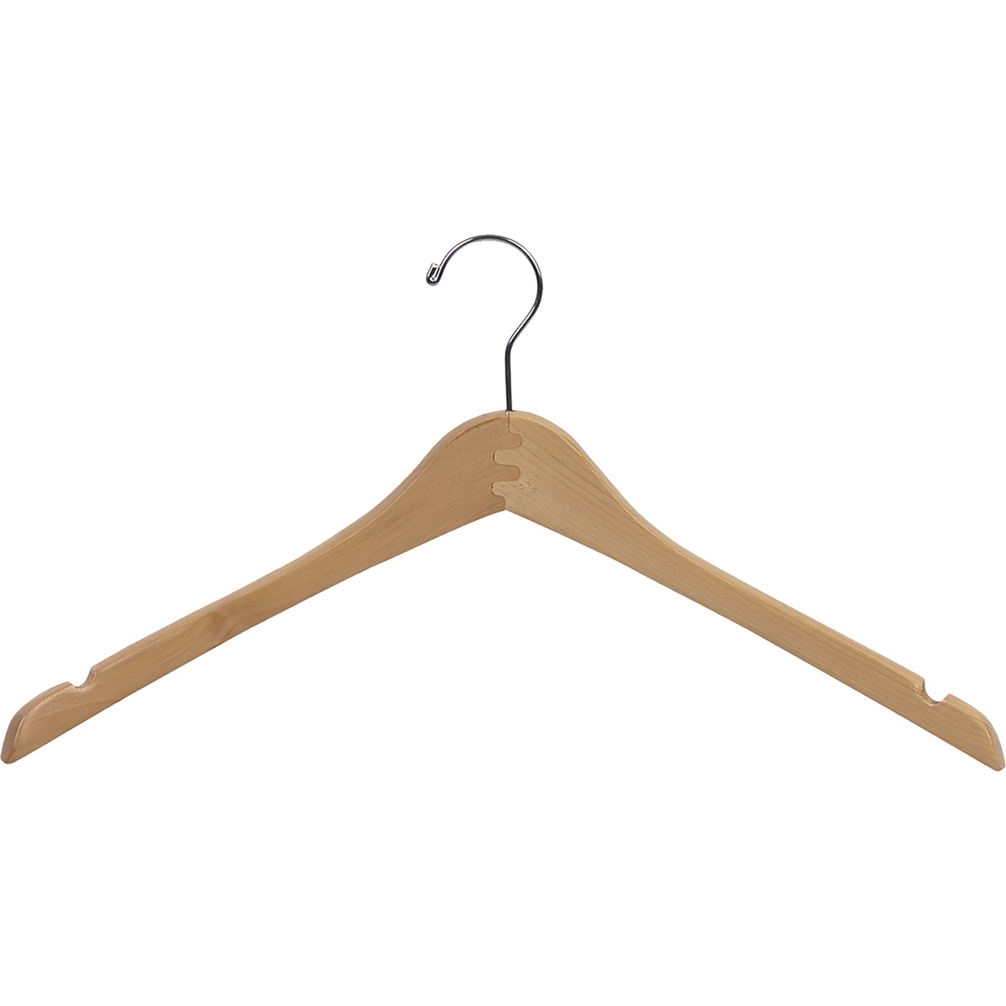 Cintre pour veste en bois profilé de 17 po