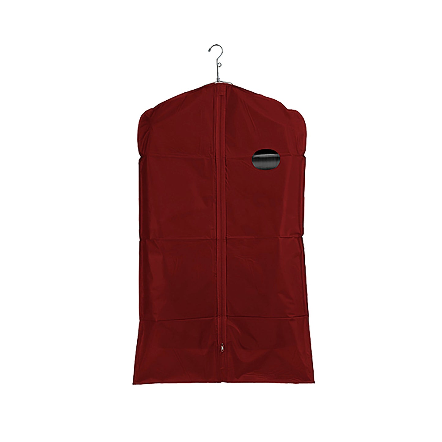 24" x 40", finition en taffetas de vinyle de calibre 3 avec fenêtre ovale et fermeture éclair centrale