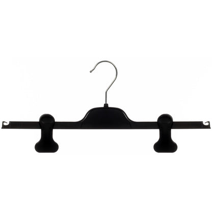 Percha inferior de plástico negro de 14" - CPIP36