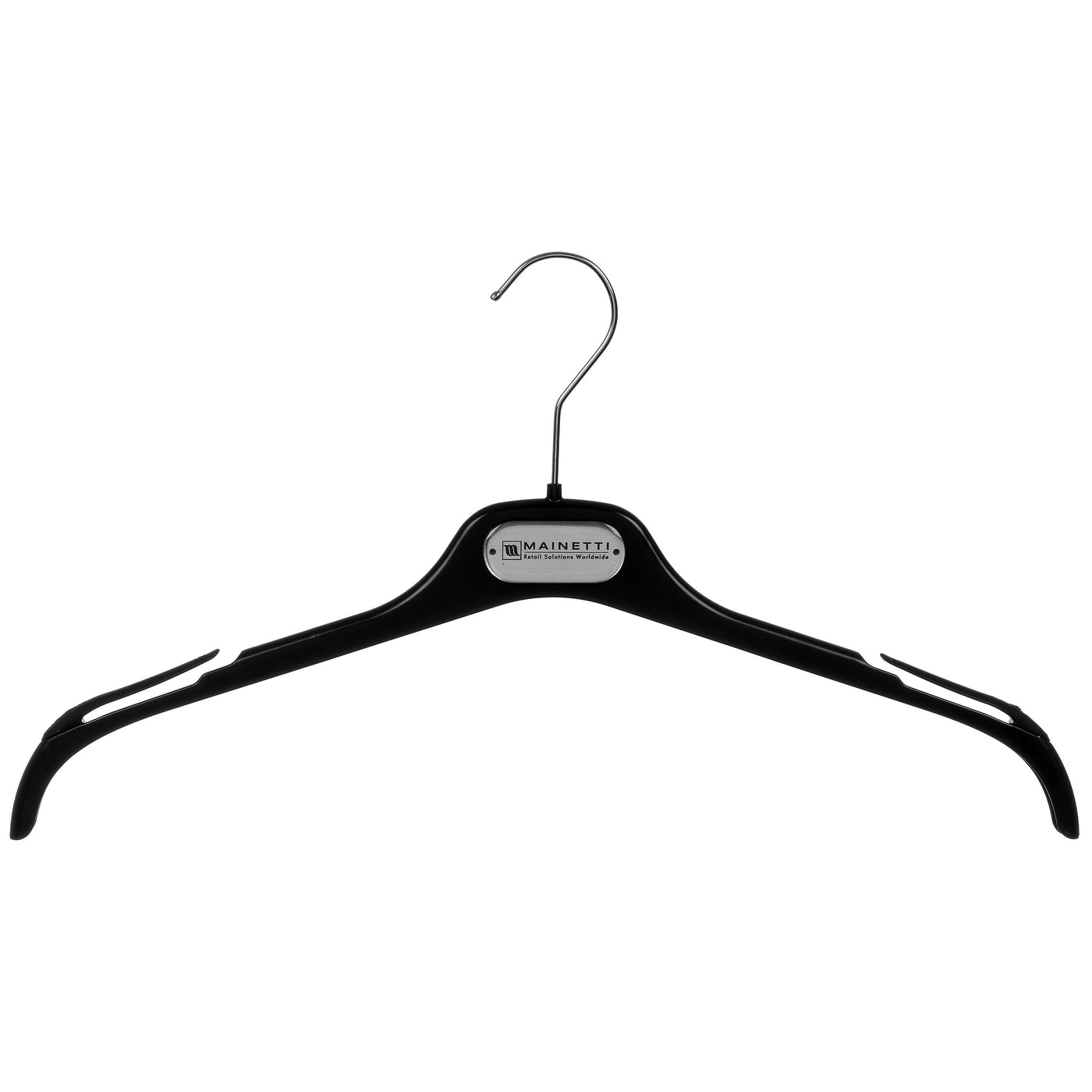 17" Top Hanger Black with Rubber Notches - ECRN43