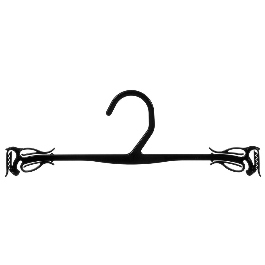 Mainetti GS19, 10" Black Plastic, Bra Panty Underwear Hangers, sleek new design