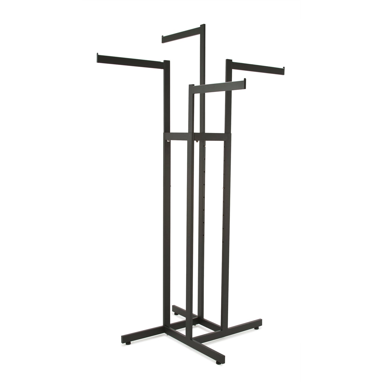 4 vías con brazos rectos - Tubo rectangular