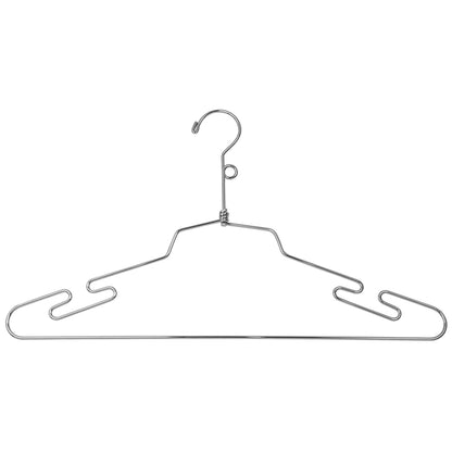Cintre de lingerie en acier de 16 po avec crochet à boucle